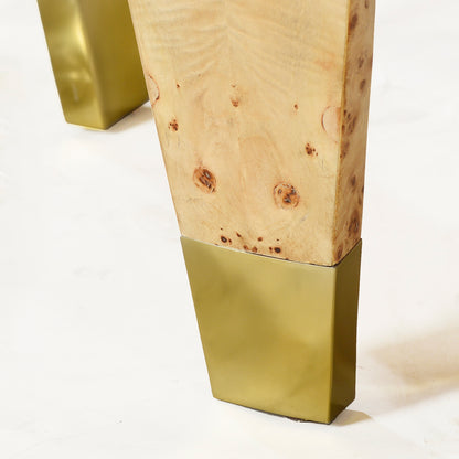 1419-40 - Carmel Side Table - Natural Burl Finish