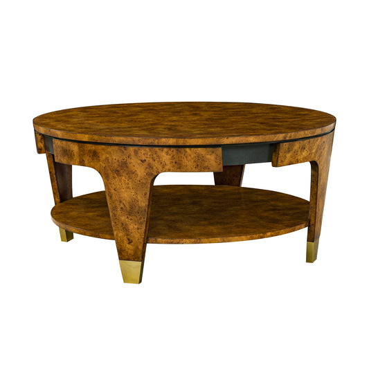 1420-22 - Carmel Coffee Table - Rustic Burl Finish