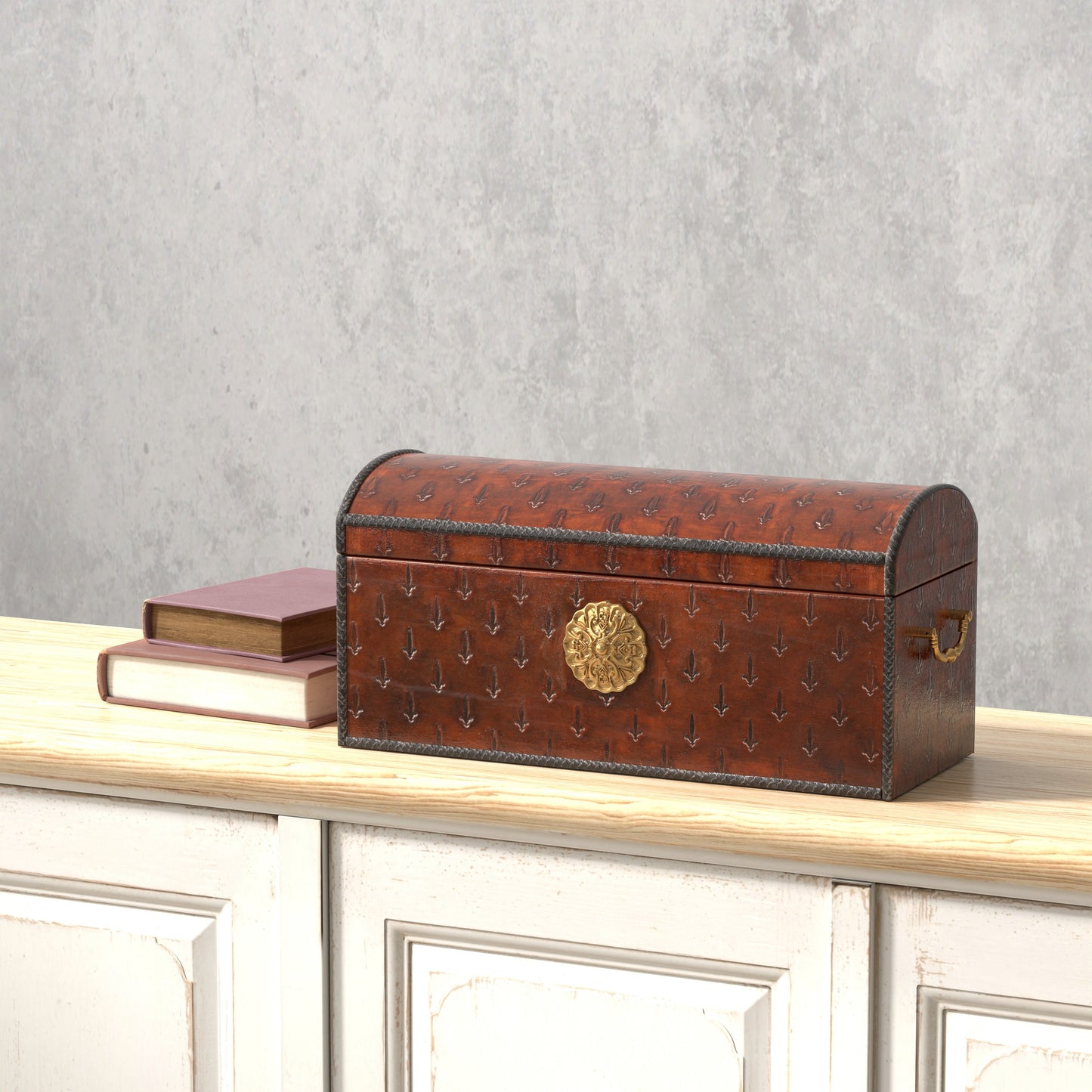 Baron'S Leather Box Oxblood