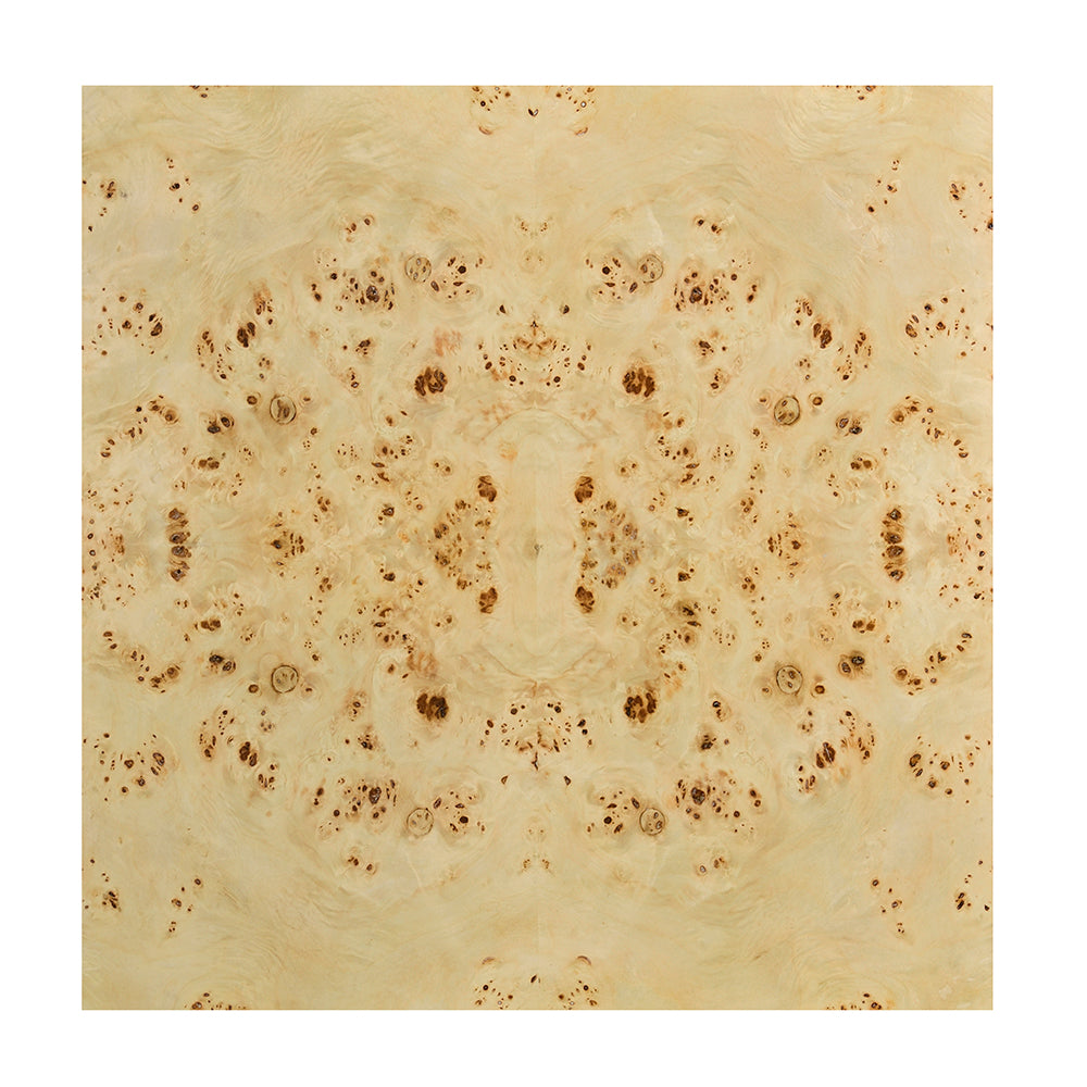 1461-40 - Cube Side Table - Natural Burl Finish