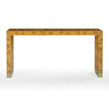 1463-22 - Anaheim Console Table - Rustic Burl Finish