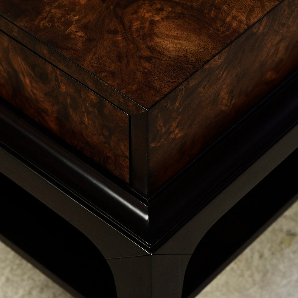 1486-50 - Lafayette Coffee Table - Walnut Burl Finish