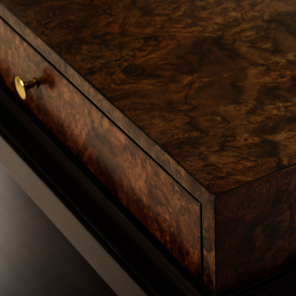 1486-50 - Lafayette Coffee Table - Walnut Burl Finish