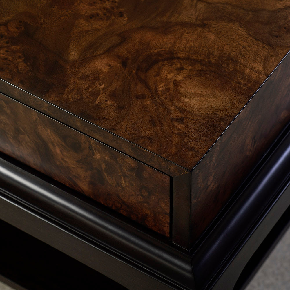 1486-50 - Lafayette Coffee Table - Walnut Burl Finish