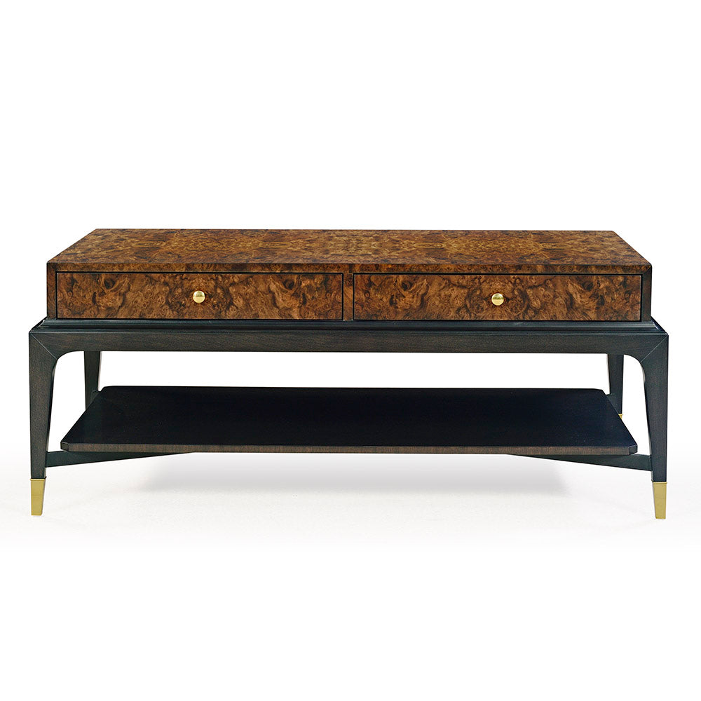 1486-50 - Lafayette Coffee Table - Walnut Burl Finish