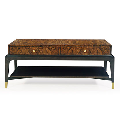 1486-50 - Lafayette Coffee Table - Walnut Burl Finish