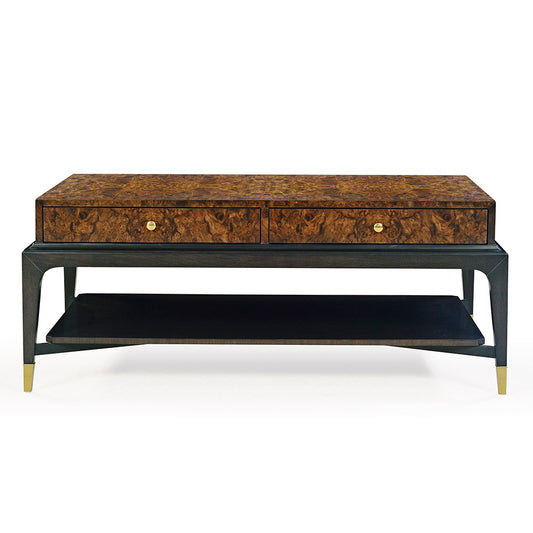 1486-50 - Lafayette Coffee Table - Walnut Burl Finish
