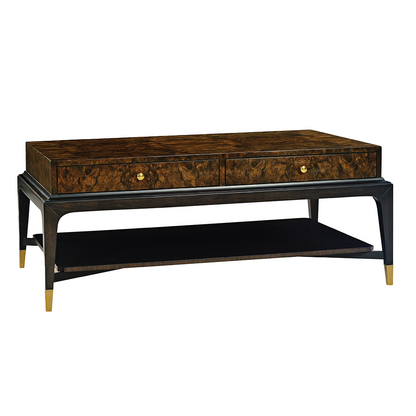 1486-50 - Lafayette Coffee Table - Walnut Burl Finish