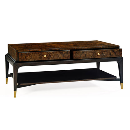 1486-50 - Lafayette Coffee Table - Walnut Burl Finish