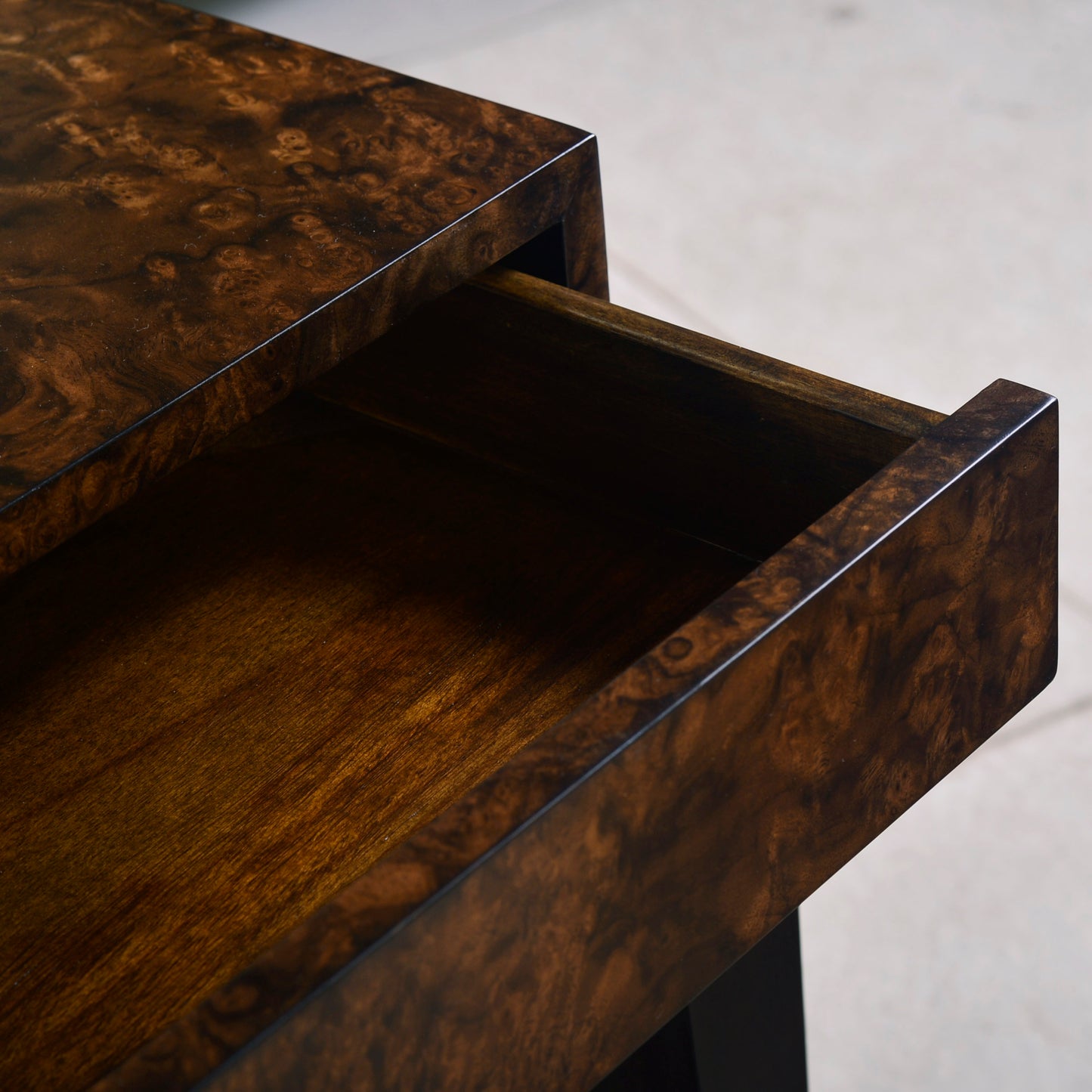 1487-50 - Lafayette Console Table - Walnut Burl Finish