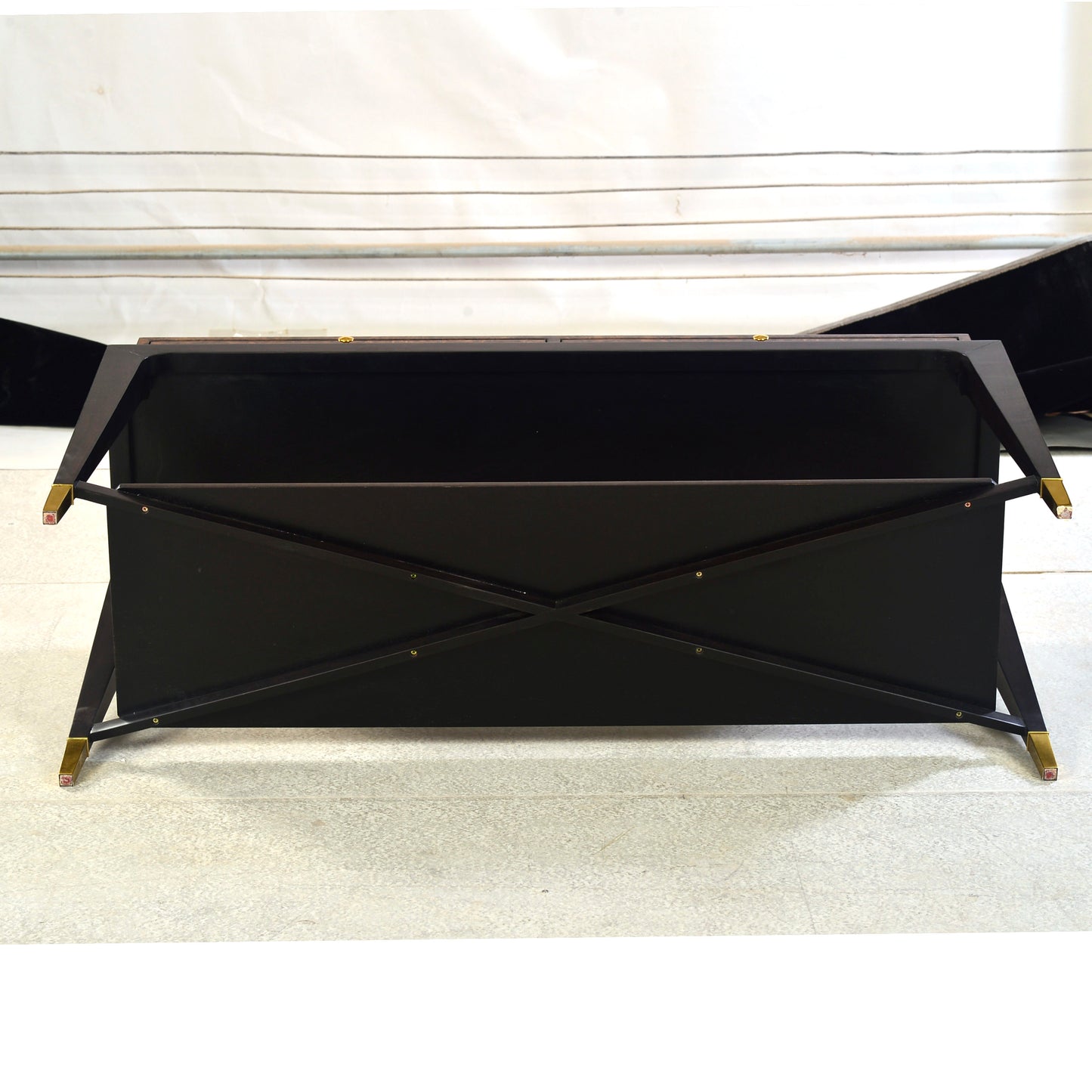 1487-50 - Lafayette Console Table - Walnut Burl Finish