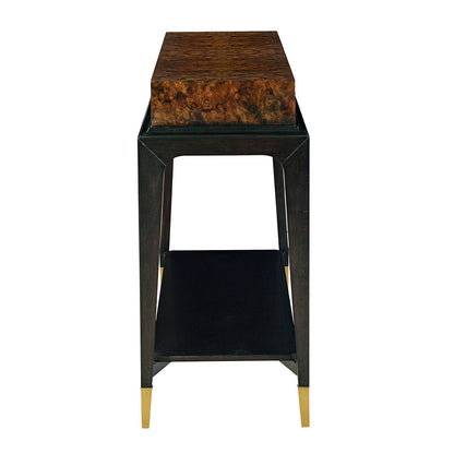 1487-50 - Lafayette Console Table - Walnut Burl Finish