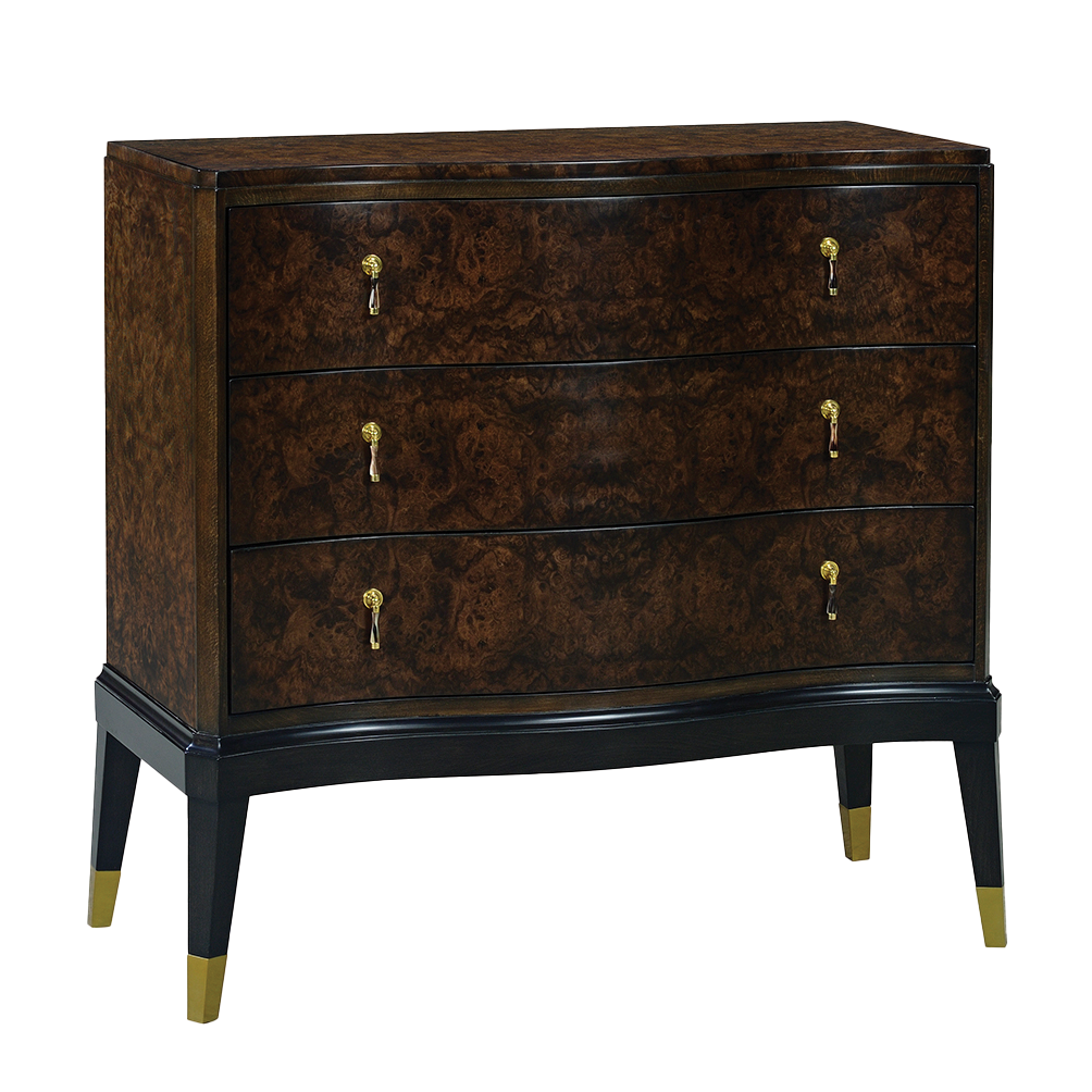 1488-50 - Lafayette Chest - Walnut Burl Finish