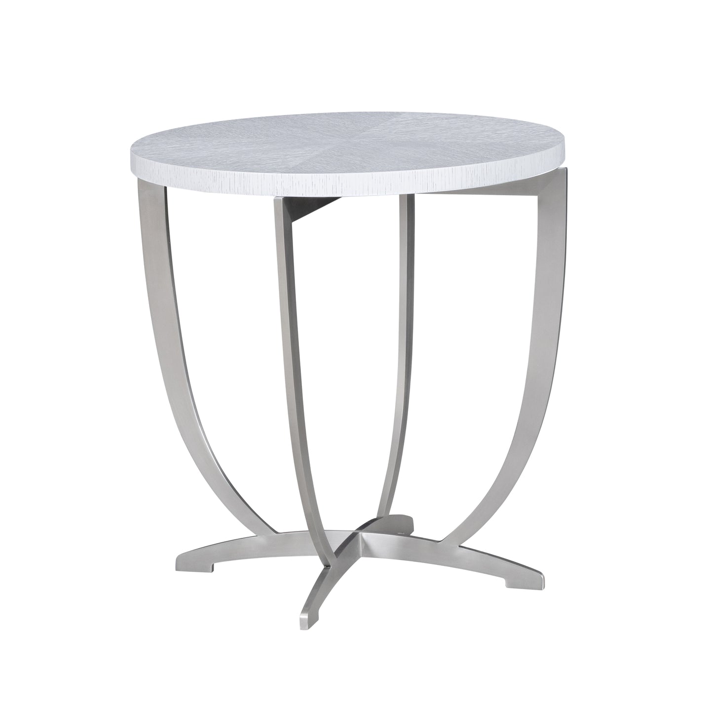 1491-65 - Park Avenue Side Table - Snow Finish