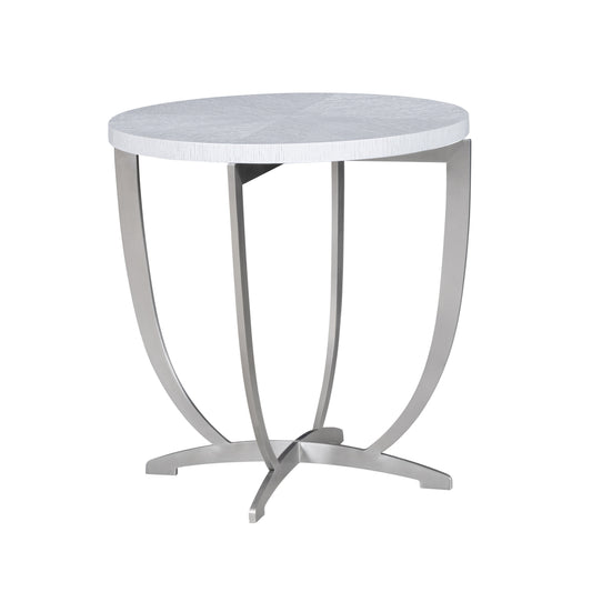 1491-65 - Park Avenue Side Table - Snow Finish