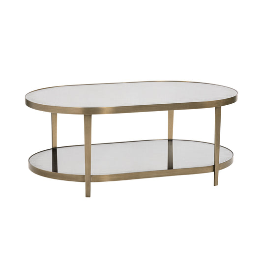 1562-56 - Orlando Coffee Table - Antique Brass Finish