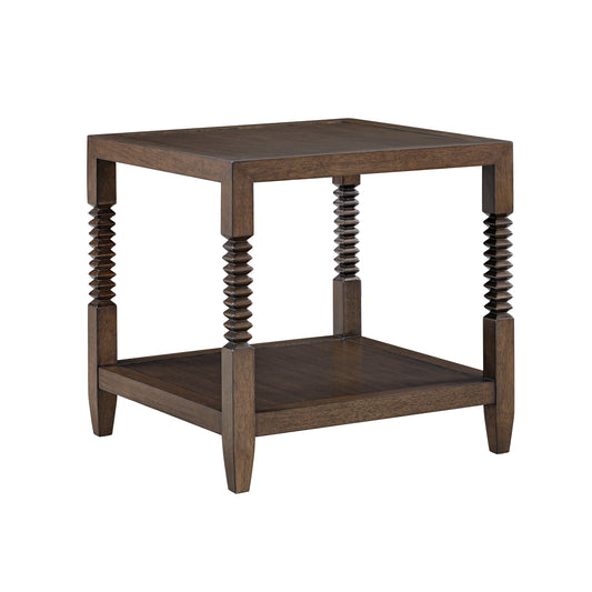 1695-38 - Side Table - Walnut Finish