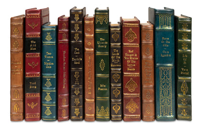 Rebound Leather Books, Assorted, Set/11