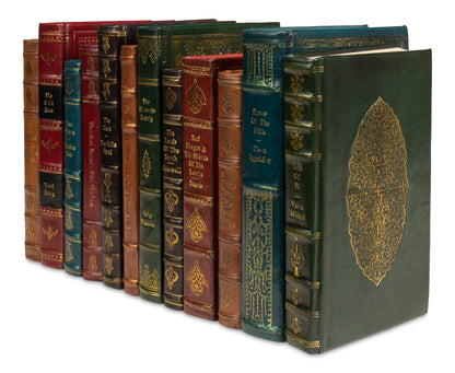 Rebound Leather Books, Assorted, Set/11