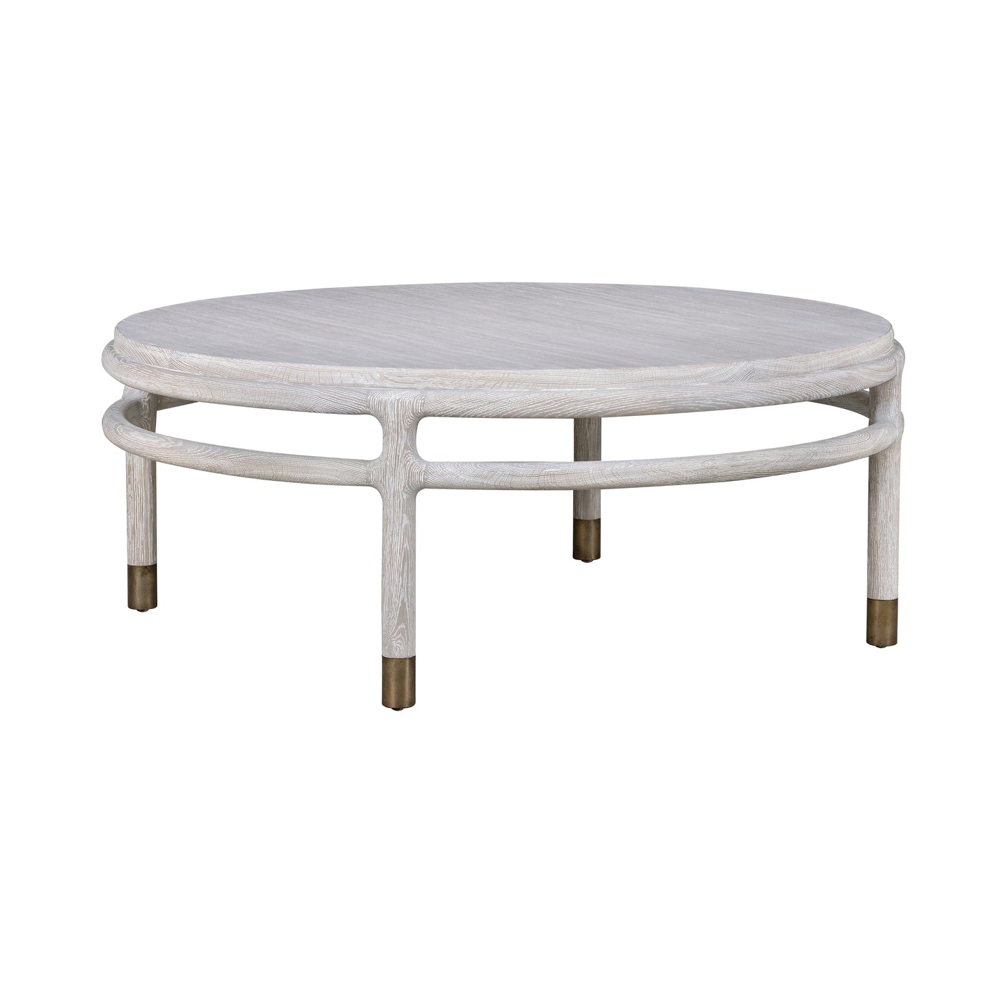 1772-62 - Cedar Key Coffee Table - Round - Destin Finish