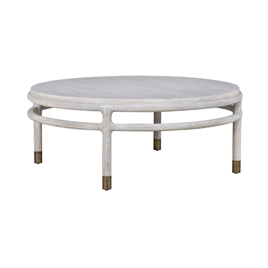 1772-62 - Cedar Key Coffee Table - Round - Destin Finish