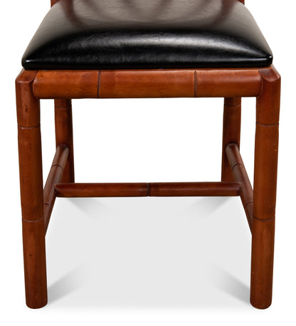 BRIGHTON BAMBOO SIDE CHAIR, BROWN