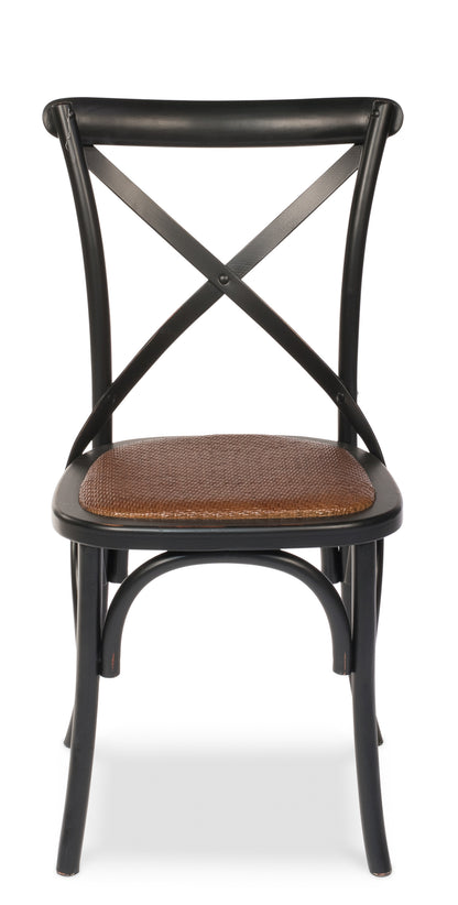 Tuileries Gardens Side Chair Black