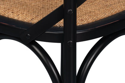 Tuileries Gardens Side Chair Black