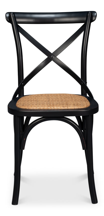 Tuileries Gardens Side Chair Black