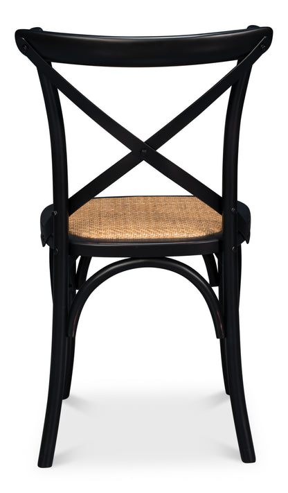 Tuileries Gardens Side Chair Black