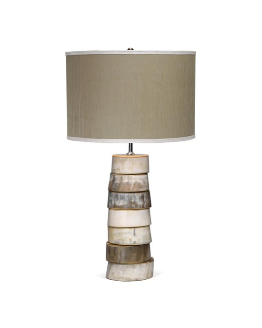 Stacked Horn Table Lamp