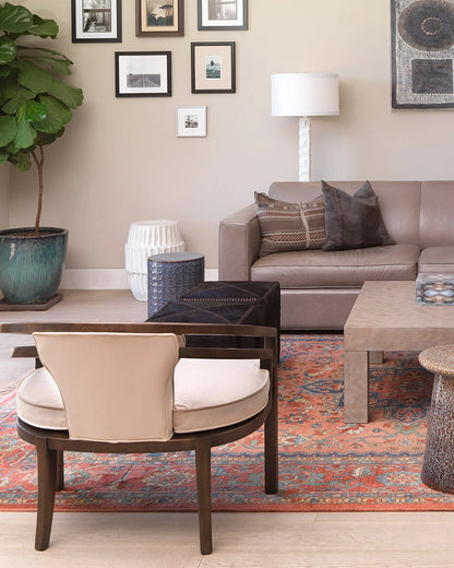 Ottoman, Small, Espresso