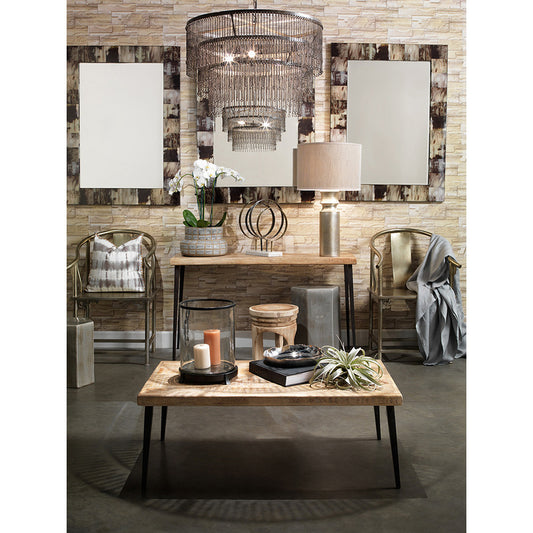 Porto Side Table, Large, Grey