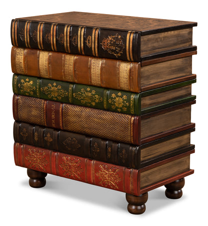 Florentine Books Chairside Chest