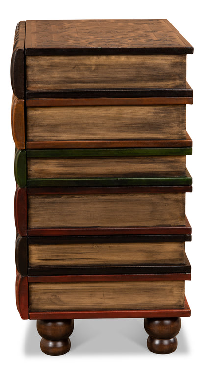 Florentine Books Chairside Chest