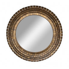Mistral Gold Finished Brass Concentric Circles Wall Mirror