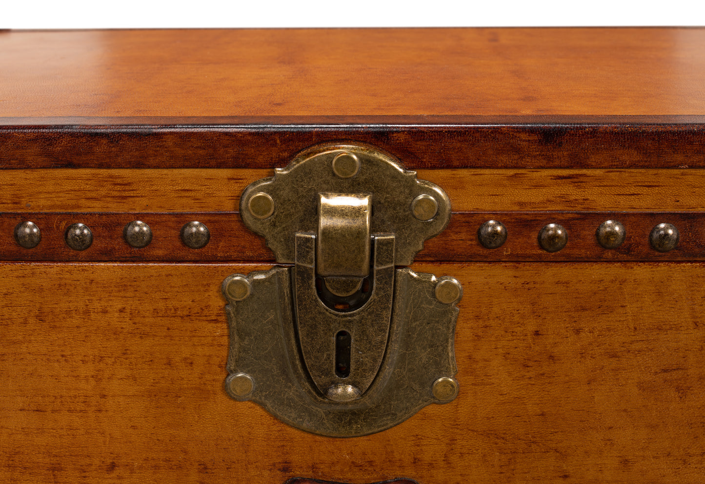 ABILENE LEATHER BOX W/STAND