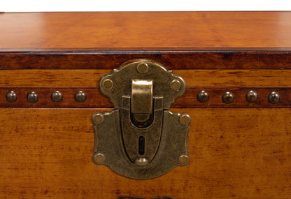 ABILENE LEATHER BOX W/STAND