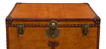 ABILENE LEATHER BOX W/STAND