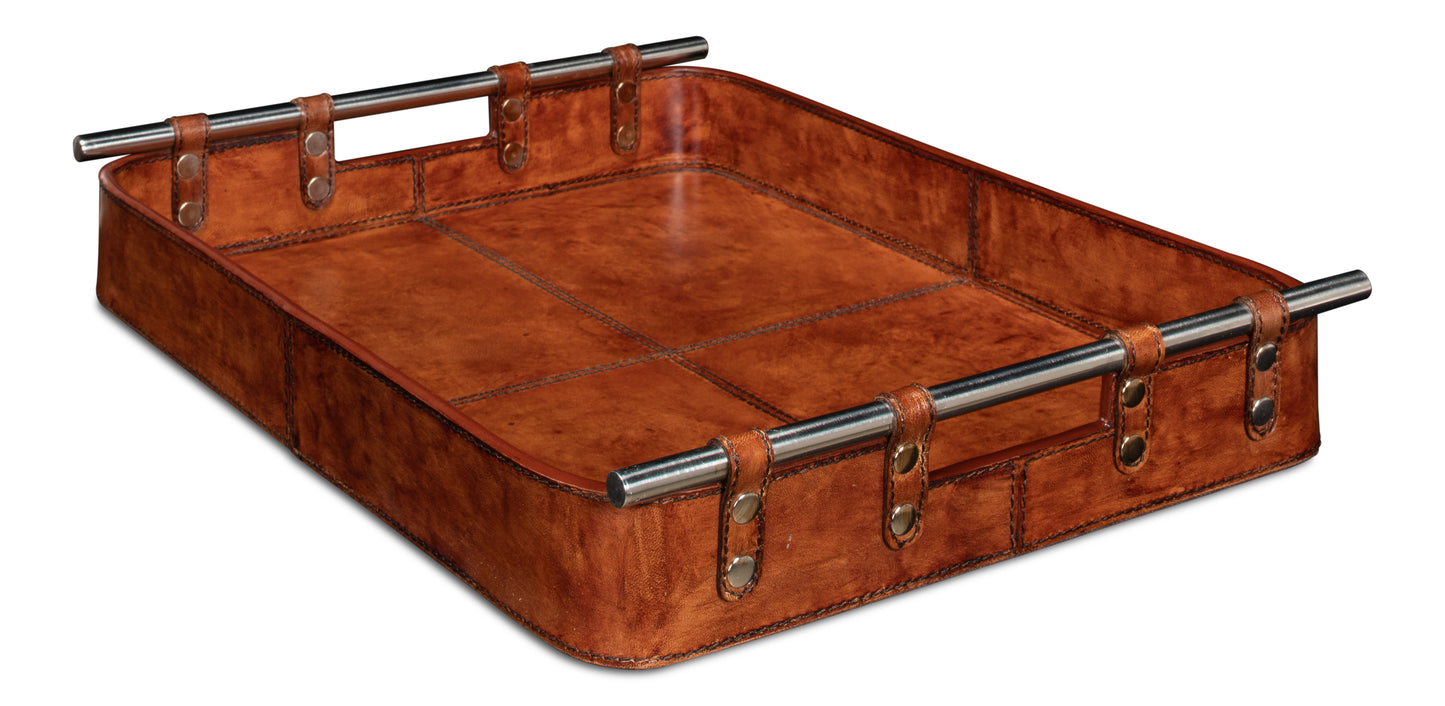 Safari Leather Tray