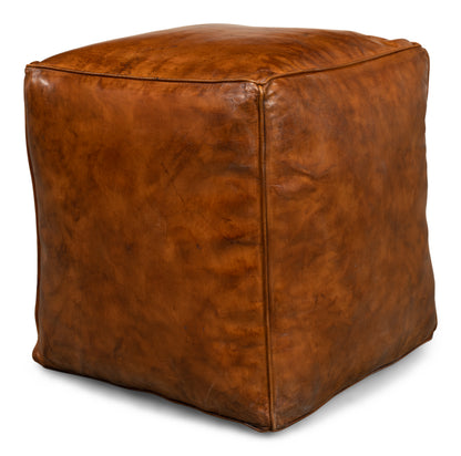 Sunday Afternoon Leather Cube Natural