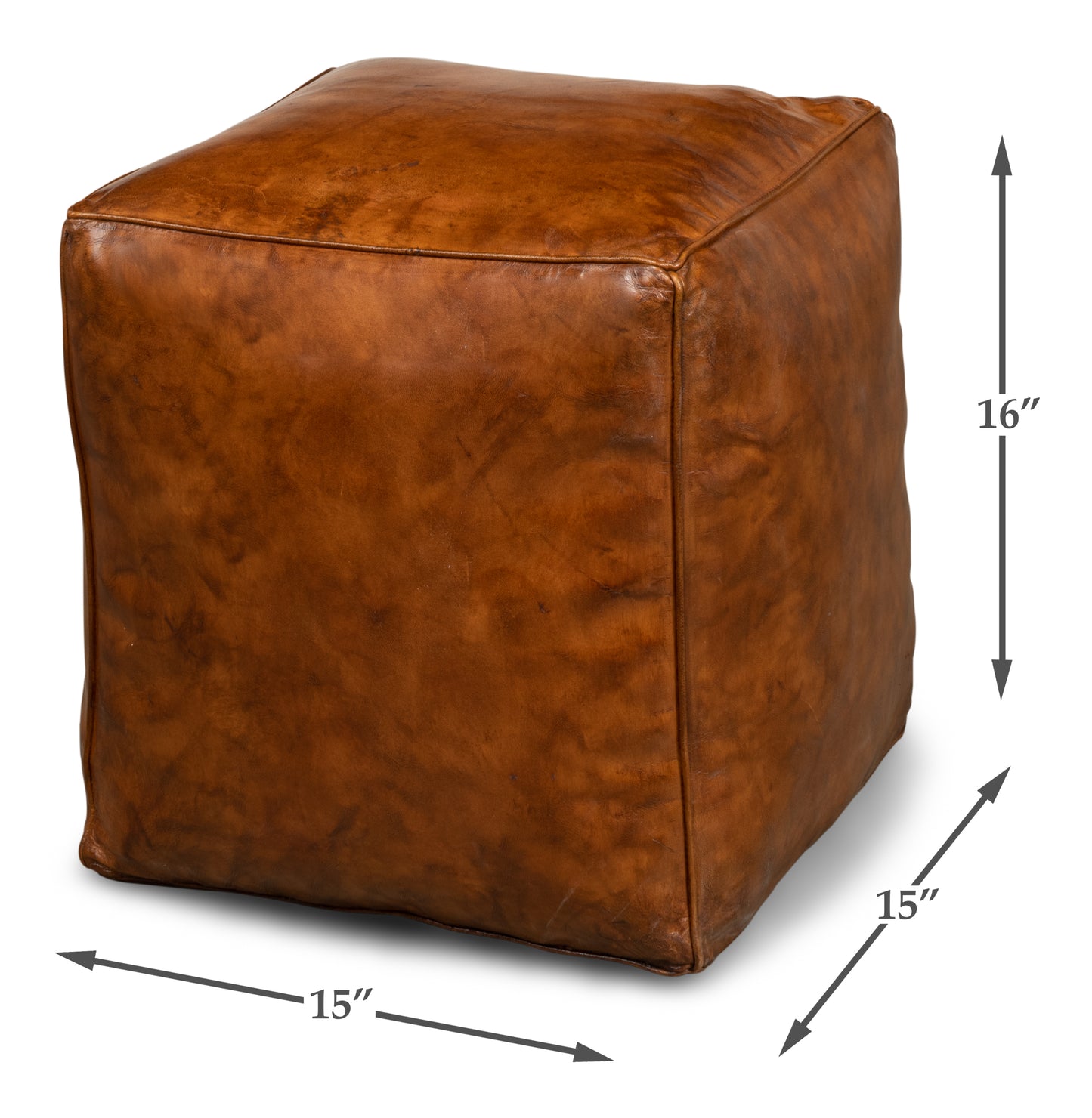 Sunday Afternoon Leather Cube Natural