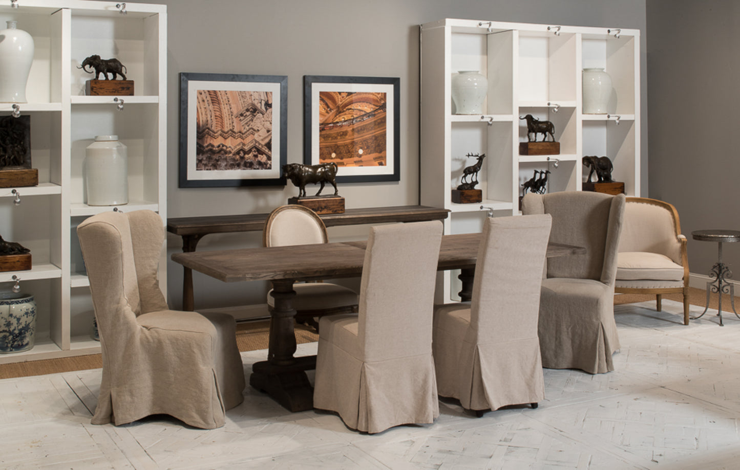Draped Side Chair