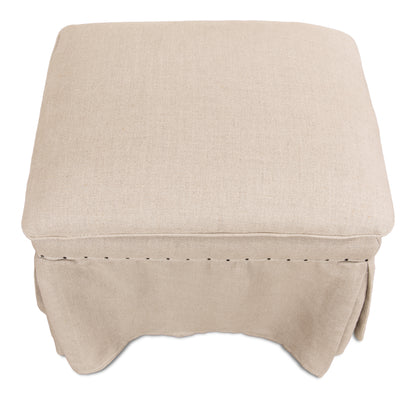 DRAPED OTTOMAN