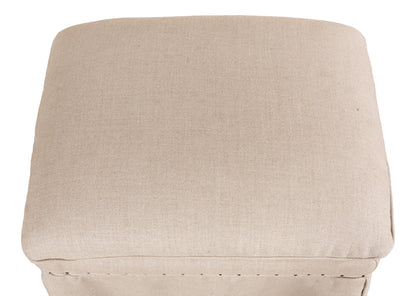 DRAPED OTTOMAN