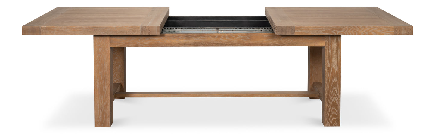 BAUHAUS DINING TABLE, DUSTY OAK