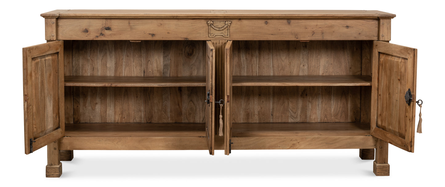 Caracole Credenza Driftwood Finish