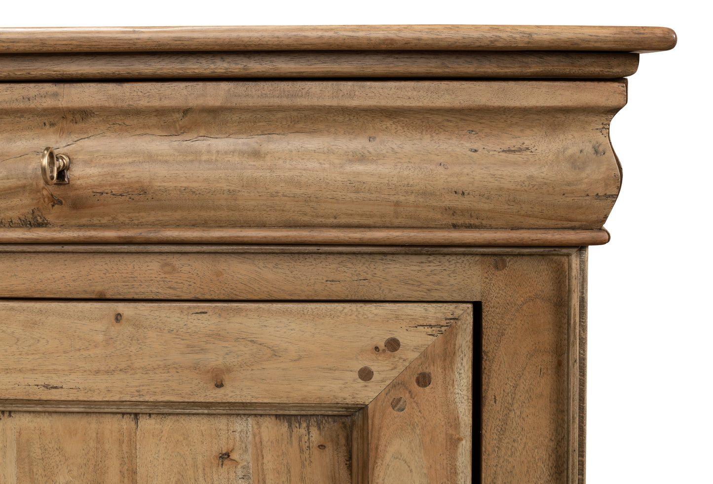 CAFE AU LAIT BUFFET  DRIFTWOOD FINISH