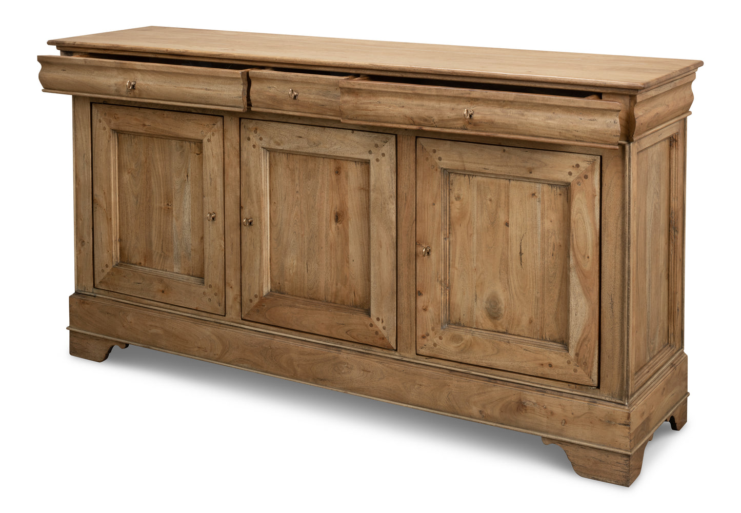 CAFE AU LAIT BUFFET  DRIFTWOOD FINISH