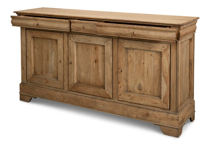 CAFE AU LAIT BUFFET  DRIFTWOOD FINISH